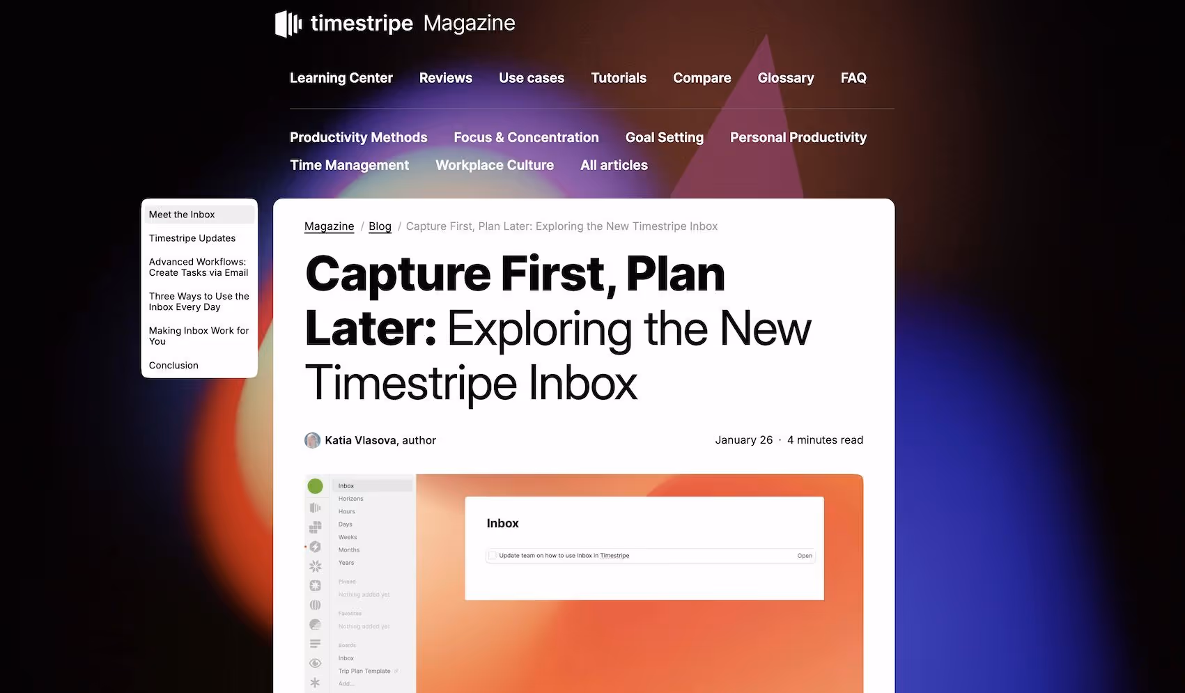 Timestripe Magazine Updates | Timestripe