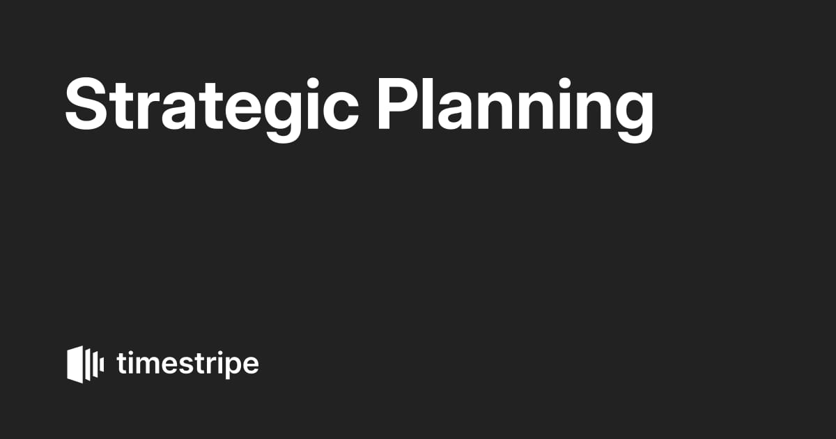 Strategic Planning