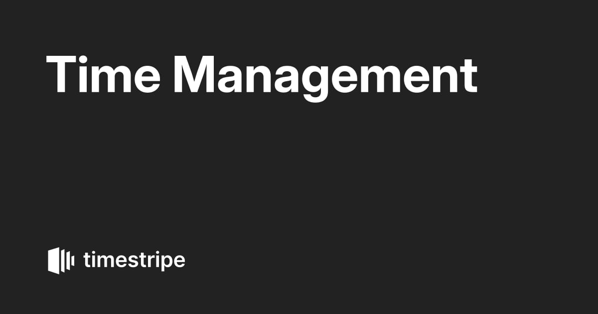 Time Management